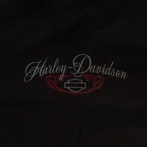 Vintage Harley Davidson women's long sleeve t-shirt black
